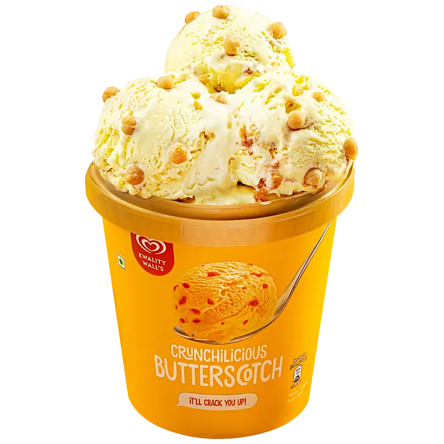 Kwaltiy Wall's Frozen Dessert - Butter Scotch 700ml