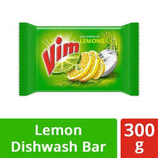 Vim Dishwash Bar with Lemon Power 300g