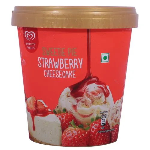 Kwality Wall's Frozen Dessert-Strawberry 700ml