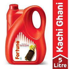 Fortune Kachi Ghani Mustard Oil 5 Ltr